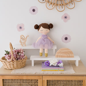 Purple Fabric Doll-38cm