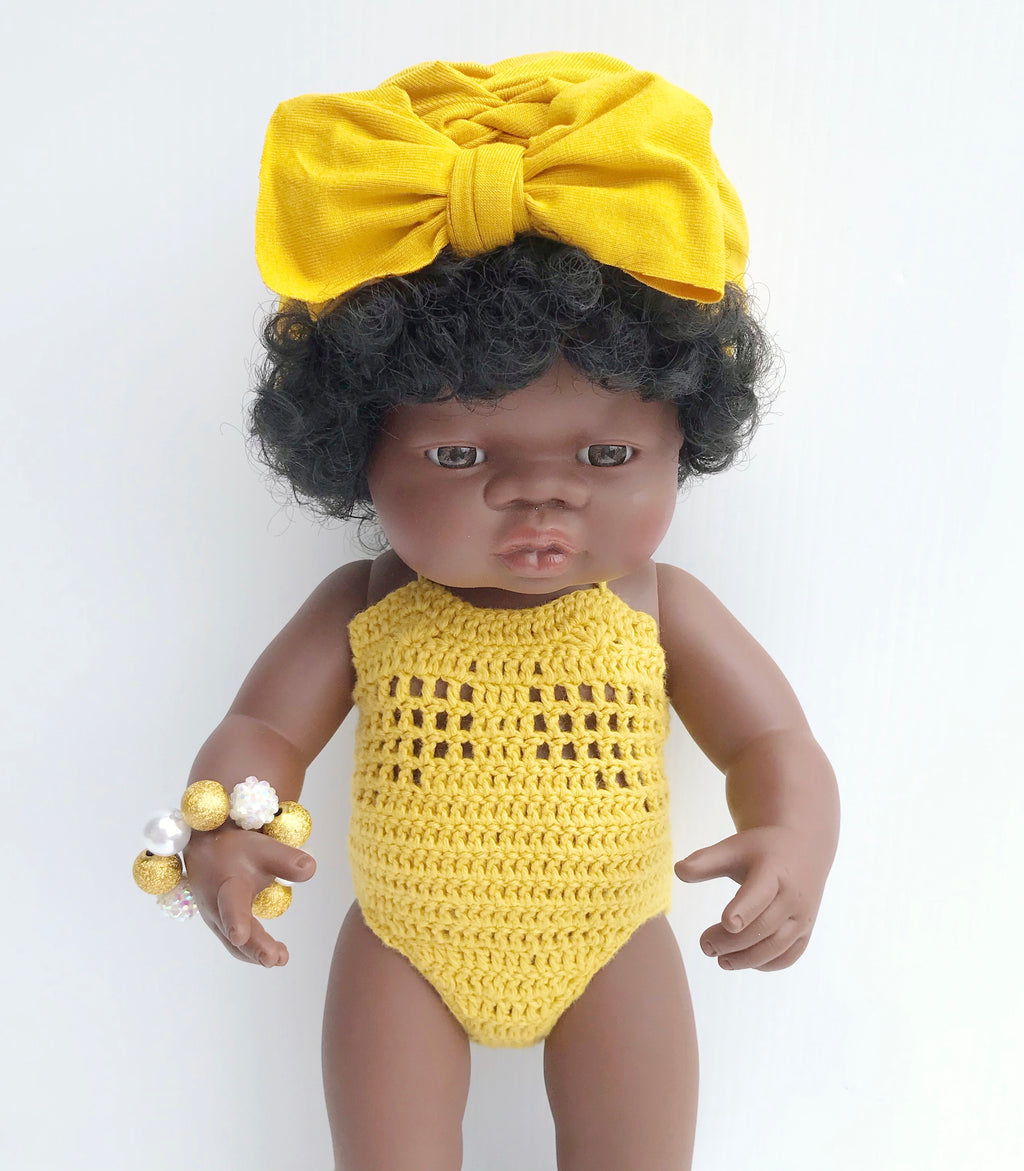 38cm Mustard romper