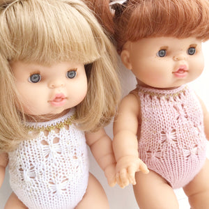 34cm Paola Reina or Minikane One piece pink or white