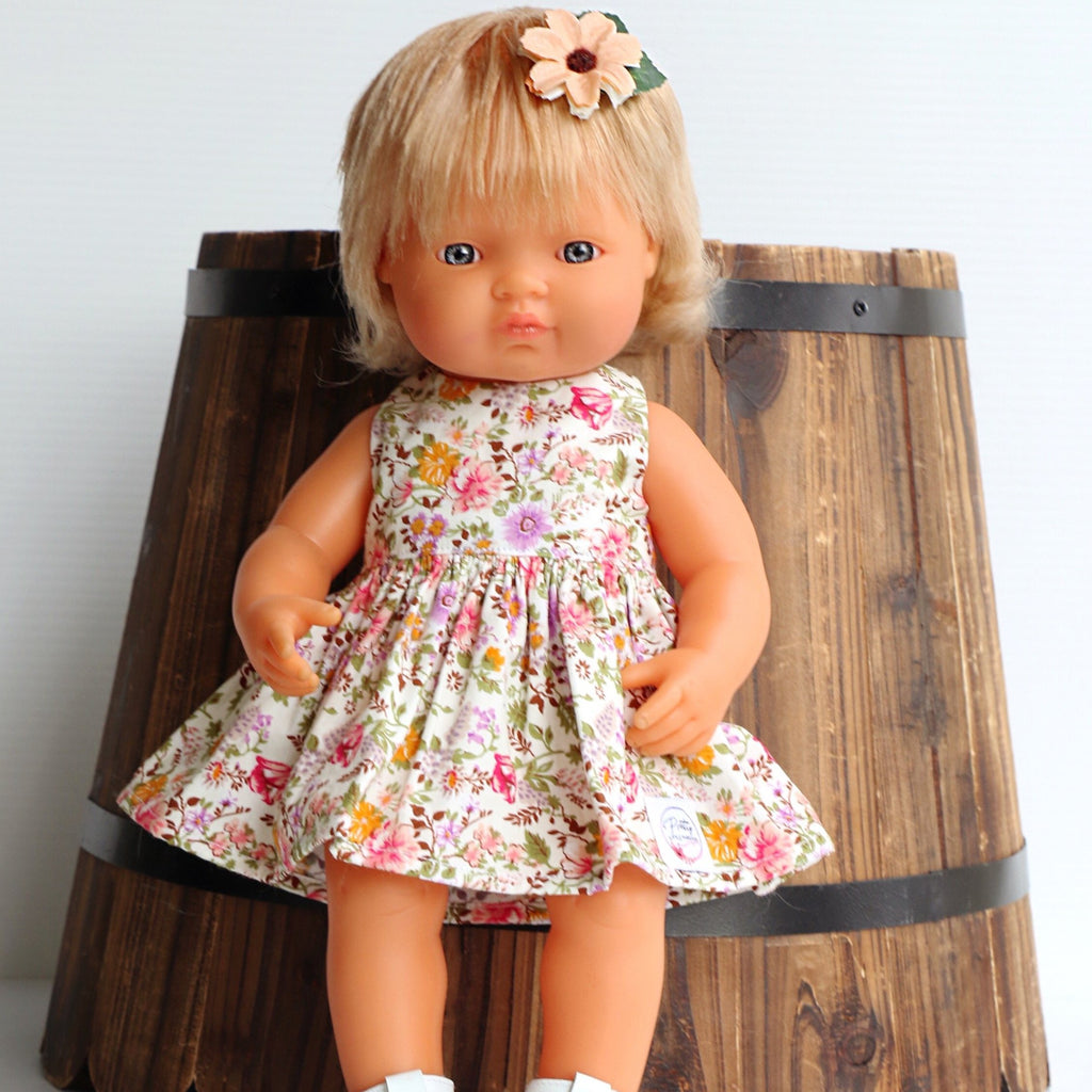 Caucasian Miniland Doll (underwear included)- 38cm