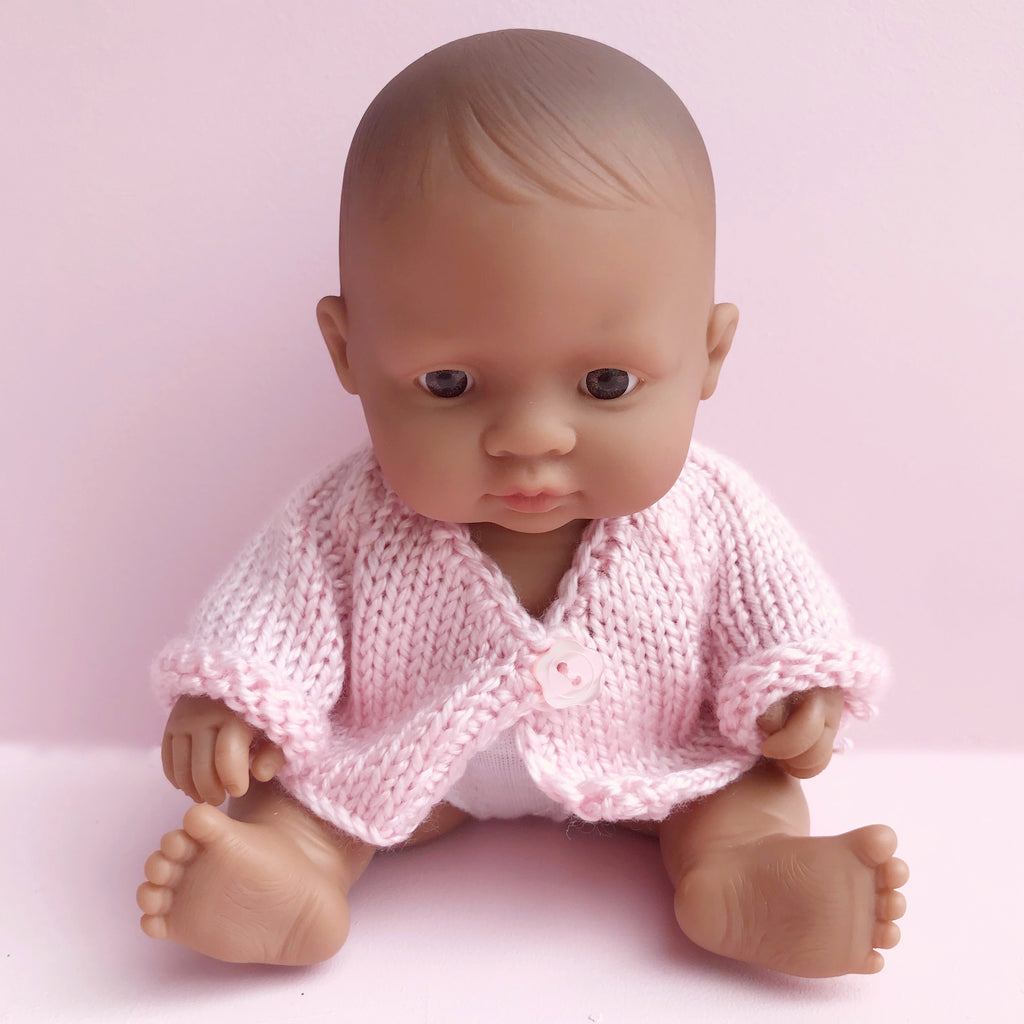 21cm Knitted Ballet Pink Cardigan