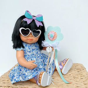 Asian Miniland Doll (underwear included) - 38cm