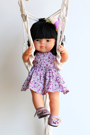 Asian Miniland Doll (underwear included) - 38cm