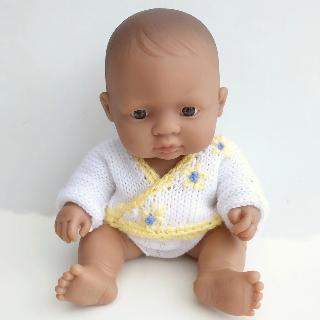21cm Knitted Flower Ballet Cardigan
