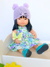 Asian Miniland Doll (underwear included) - 38cm