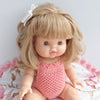Crocheted Pink Minikane/Paola Reina Romper