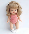 Crocheted Pink Minikane/Paola Reina Romper