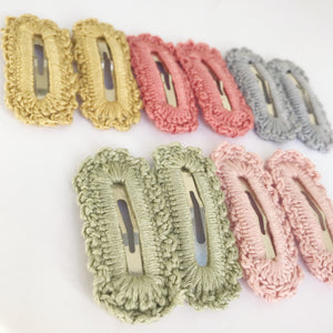 Crocheted Snap Clips