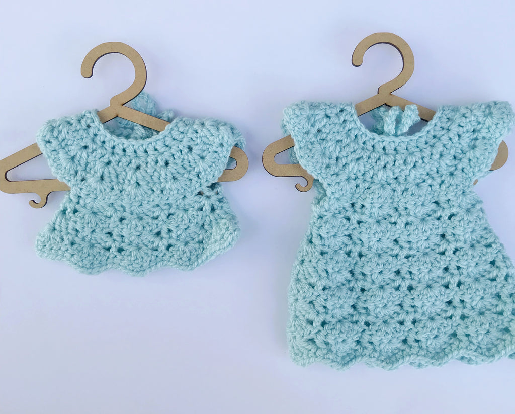 21 cm Crochet dress