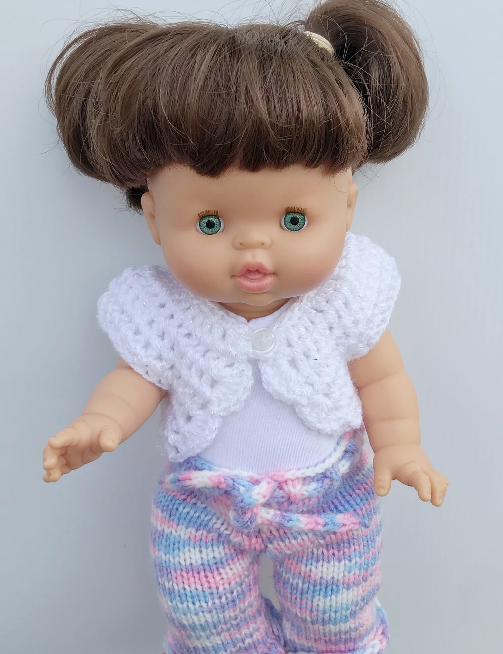 Minikane or Paola Reina Doll Knitted Pants and Top