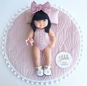 Dolly Playmats with Matching Pillow